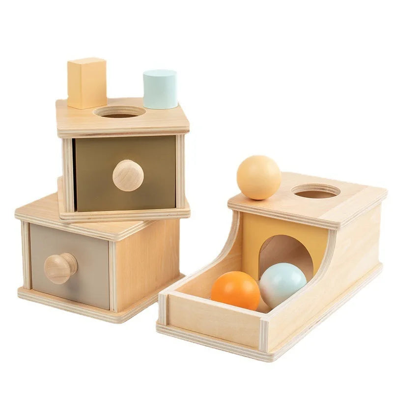 Montessori Box i Træ