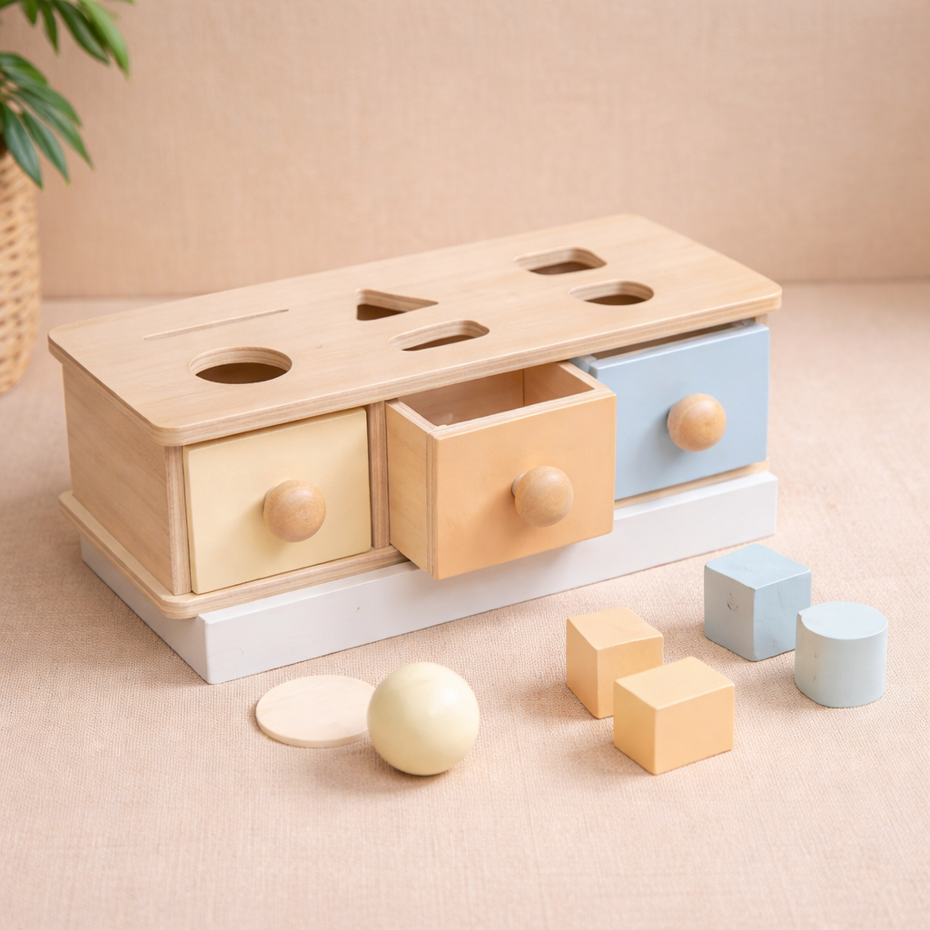 Montessori Box i Træ