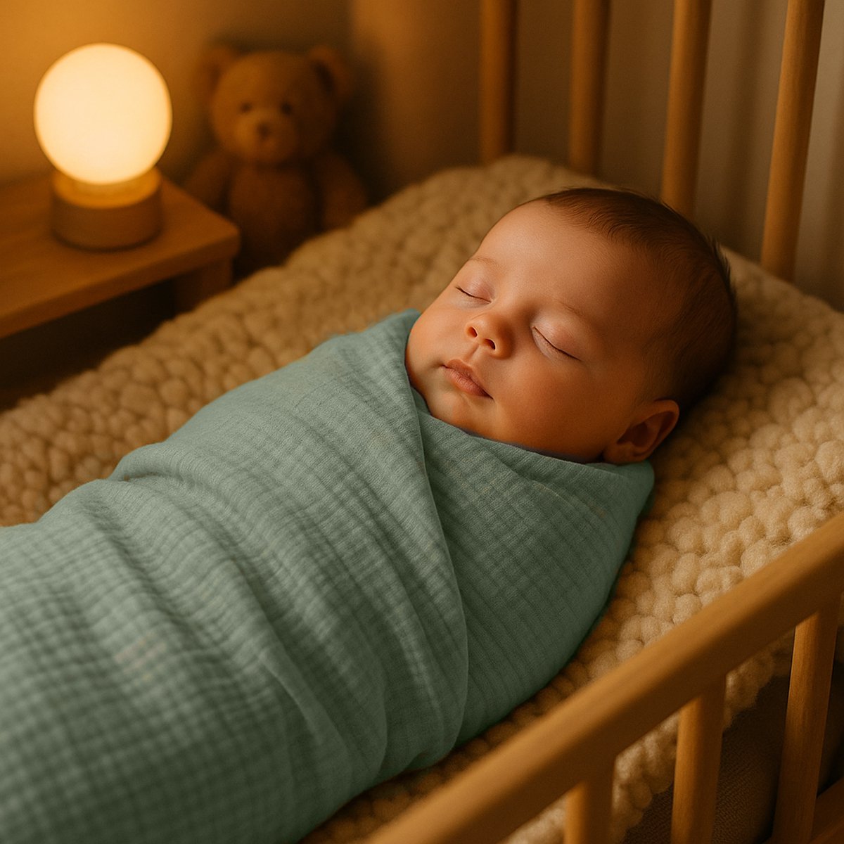 Blød Musselin Klud – Grøn